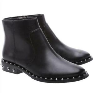 Schultz Rahel Studded Black Leather Boots 6